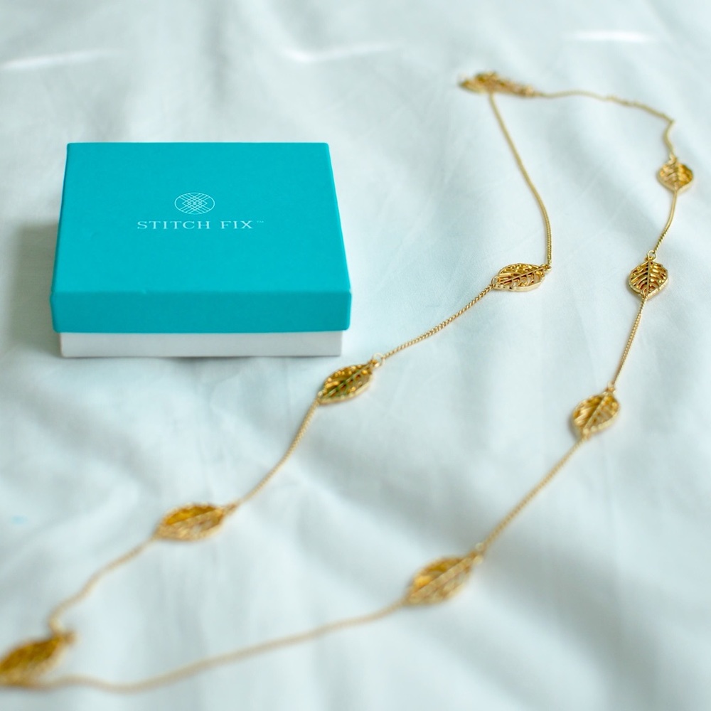 Stitch Fix Leaflet Long Necklace